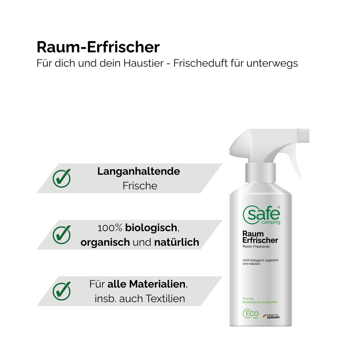Innenraum Frische 3in1 für Wohnmobil & Wohnwagen - Textilien, Hygiene & Gerüche