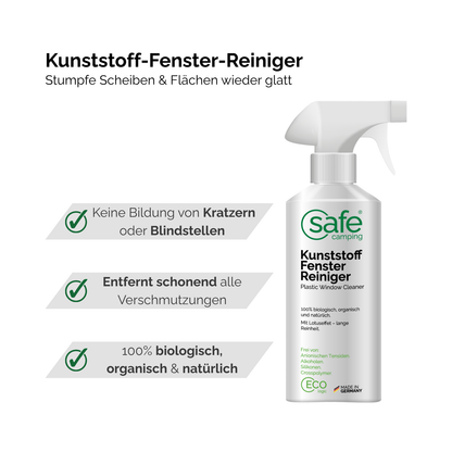 Plastic Window Cleaning System - safe cleaning of all plastic windows