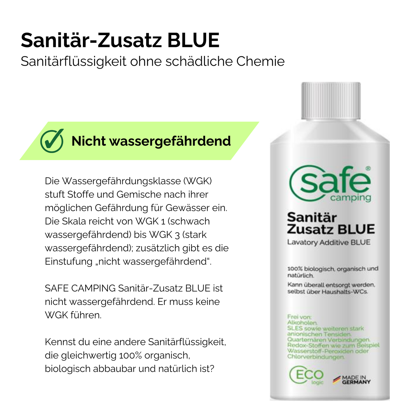 Sanitair-additief BLAUW Voordeel-combo – 5 voor 4