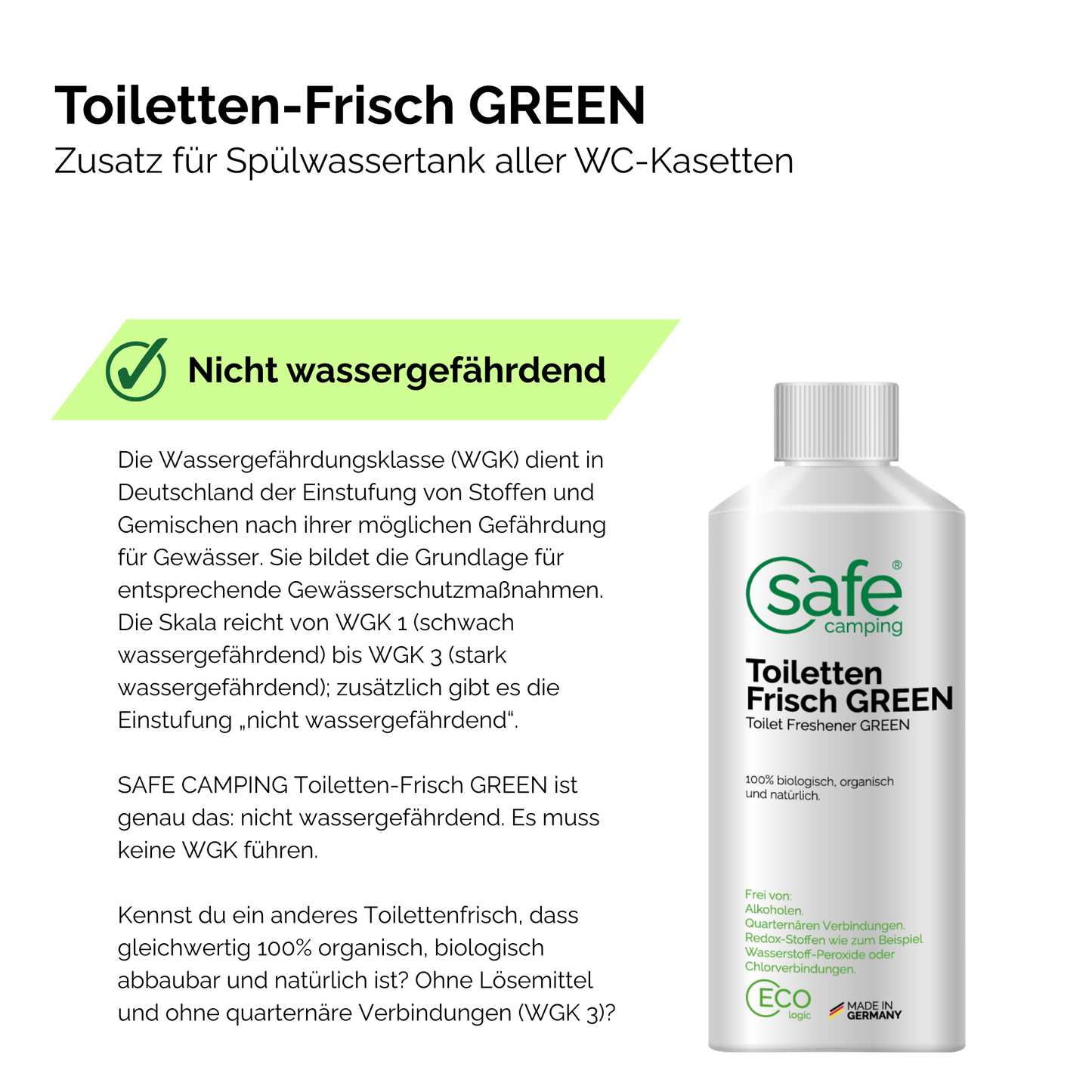 Tank Hygiene Care System – For Fresh Water & Wastewater Tanks