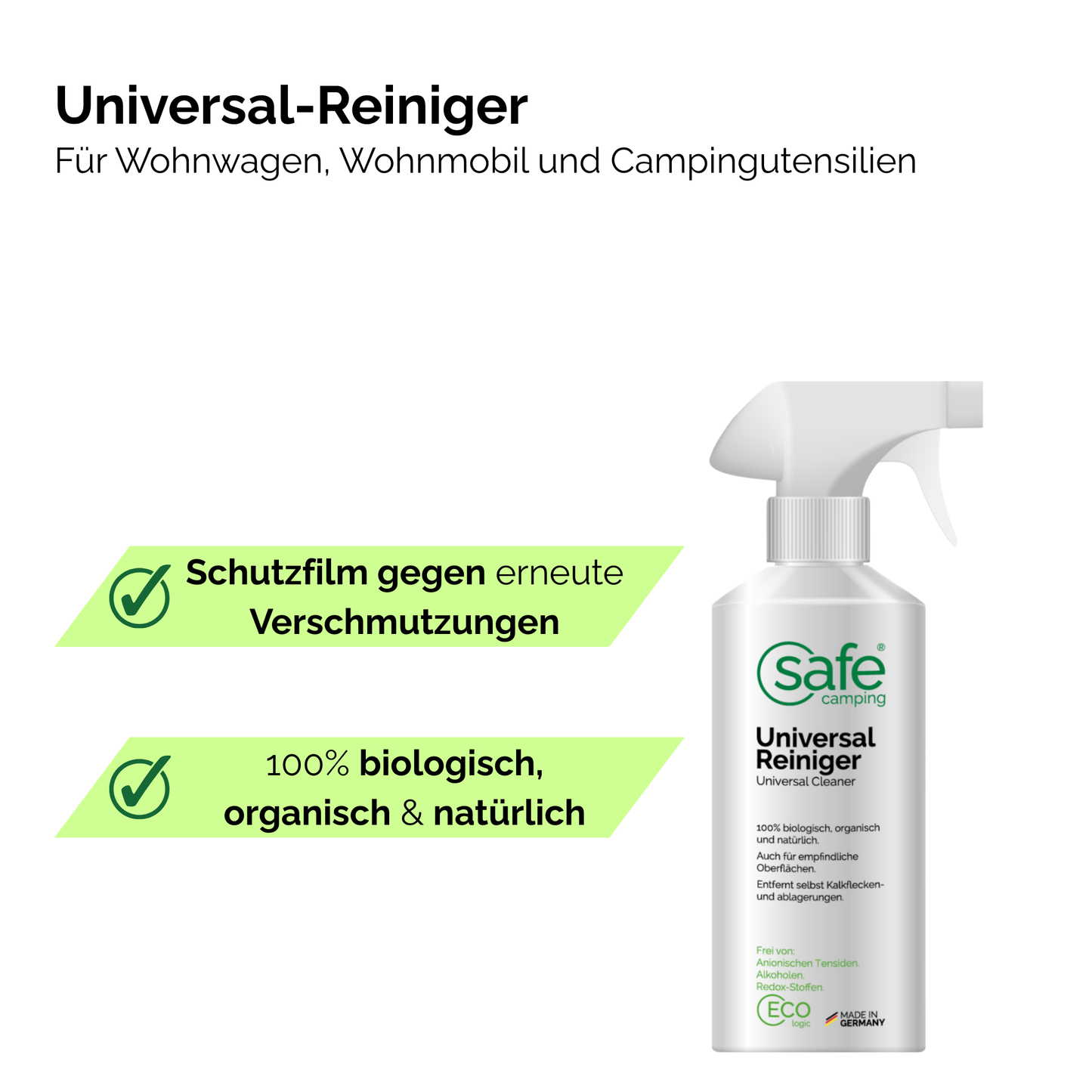 Cleaning & Care System – For vehicles, superstructures and accessories