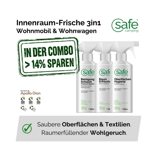 Innenraum Frische 3in1 für Wohnmobil & Wohnwagen - Textilien, Hygiene & Gerüche