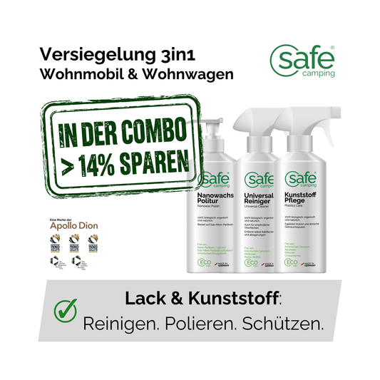 Wohnmobil & Wohnwagen Versiegelung 3in1 - Reinigen, Polieren & Schützen
