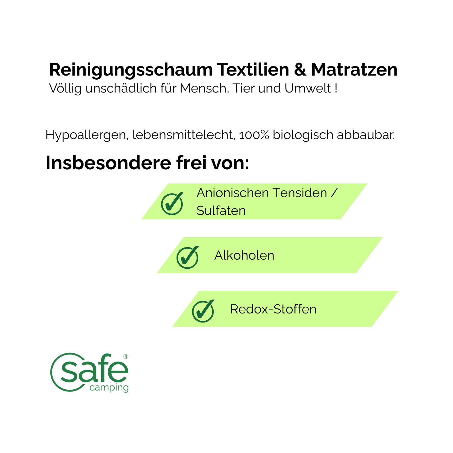 Reinigingsschuim textiel & matrassen