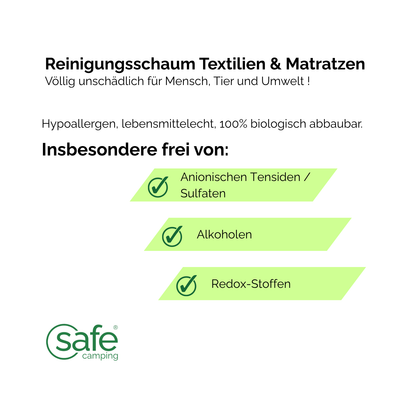 Reinigingsschuim textiel & matrassen