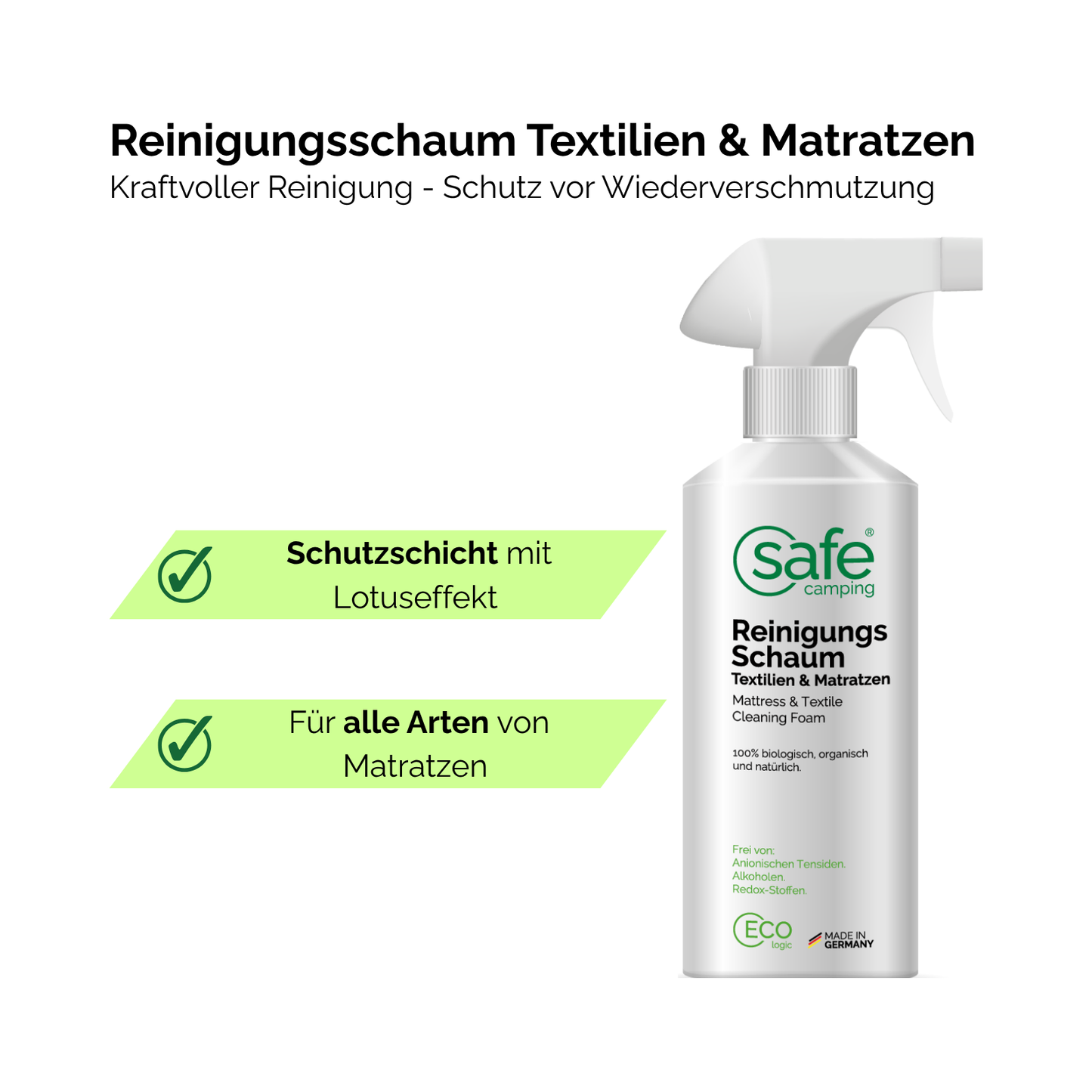 Reinigingsschuim textiel & matrassen