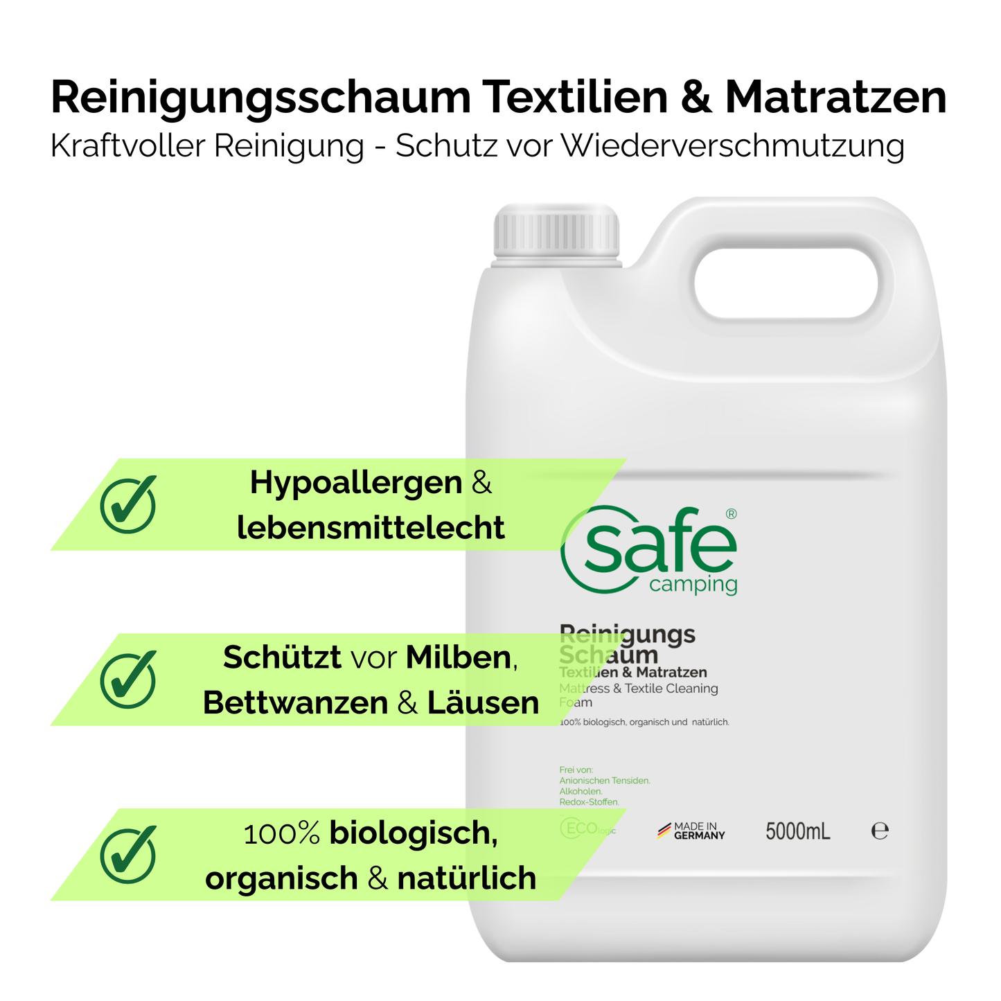 Mattress & Textile Cleaning Foam