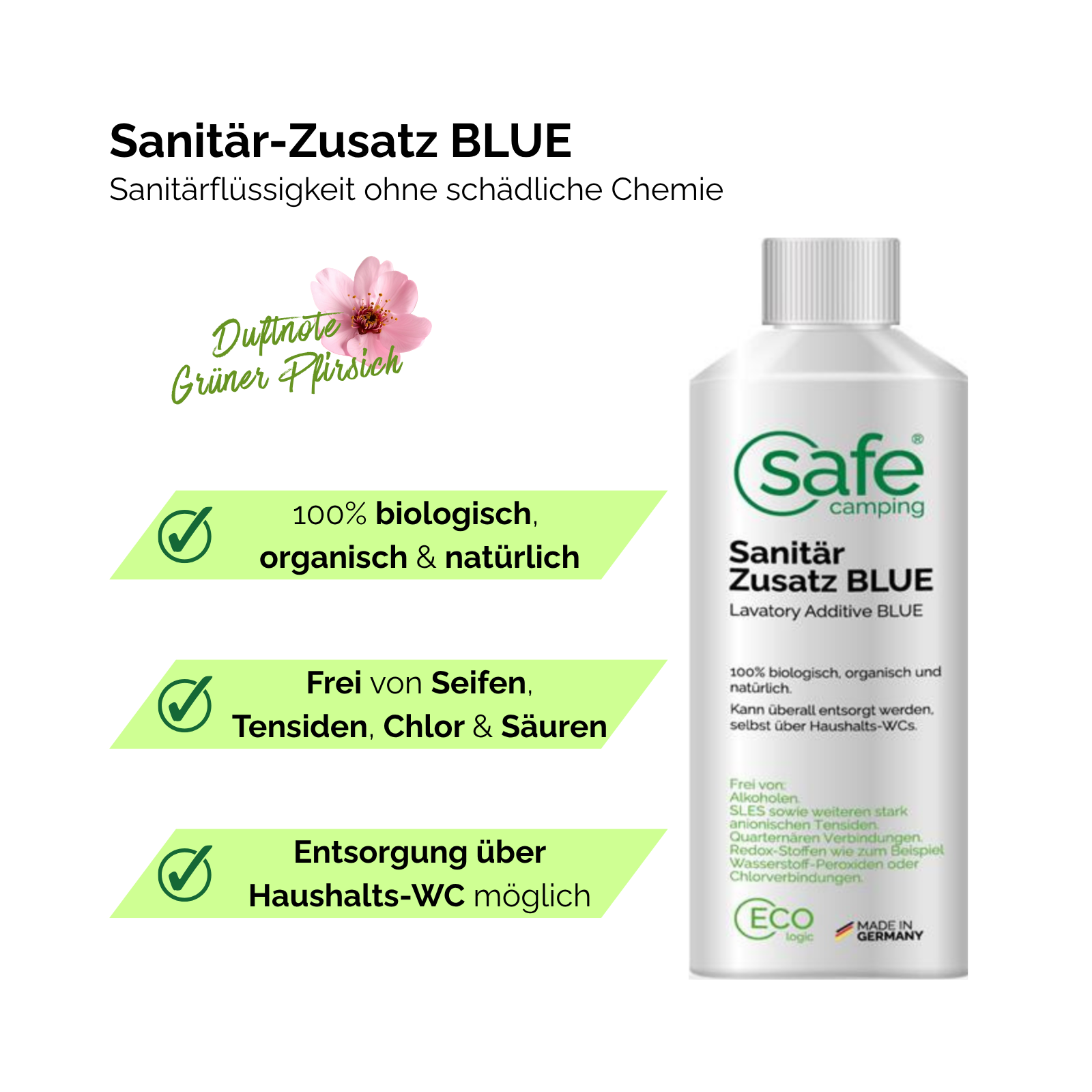 Sanitär-Zusatz BLUE