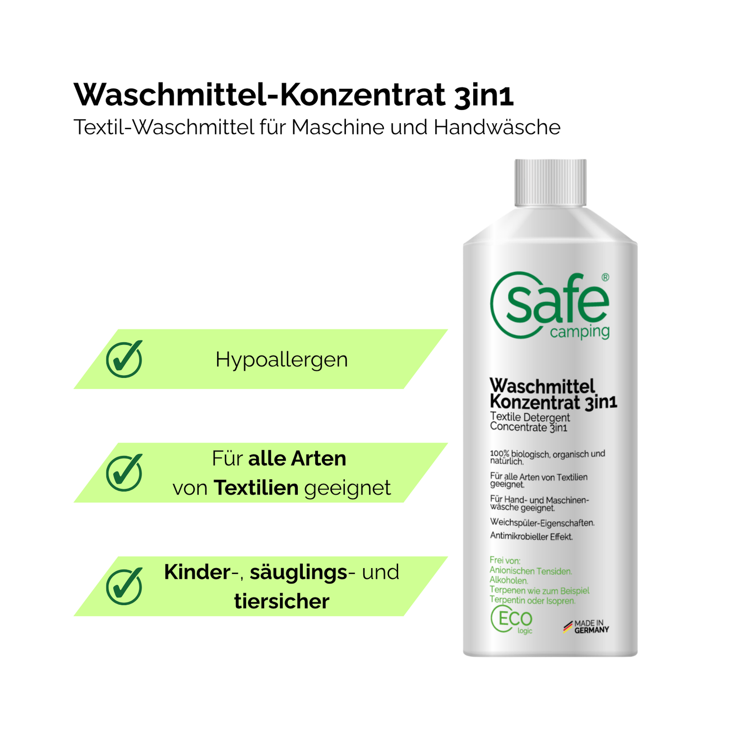 Textile Detergent Concentrate 3in1