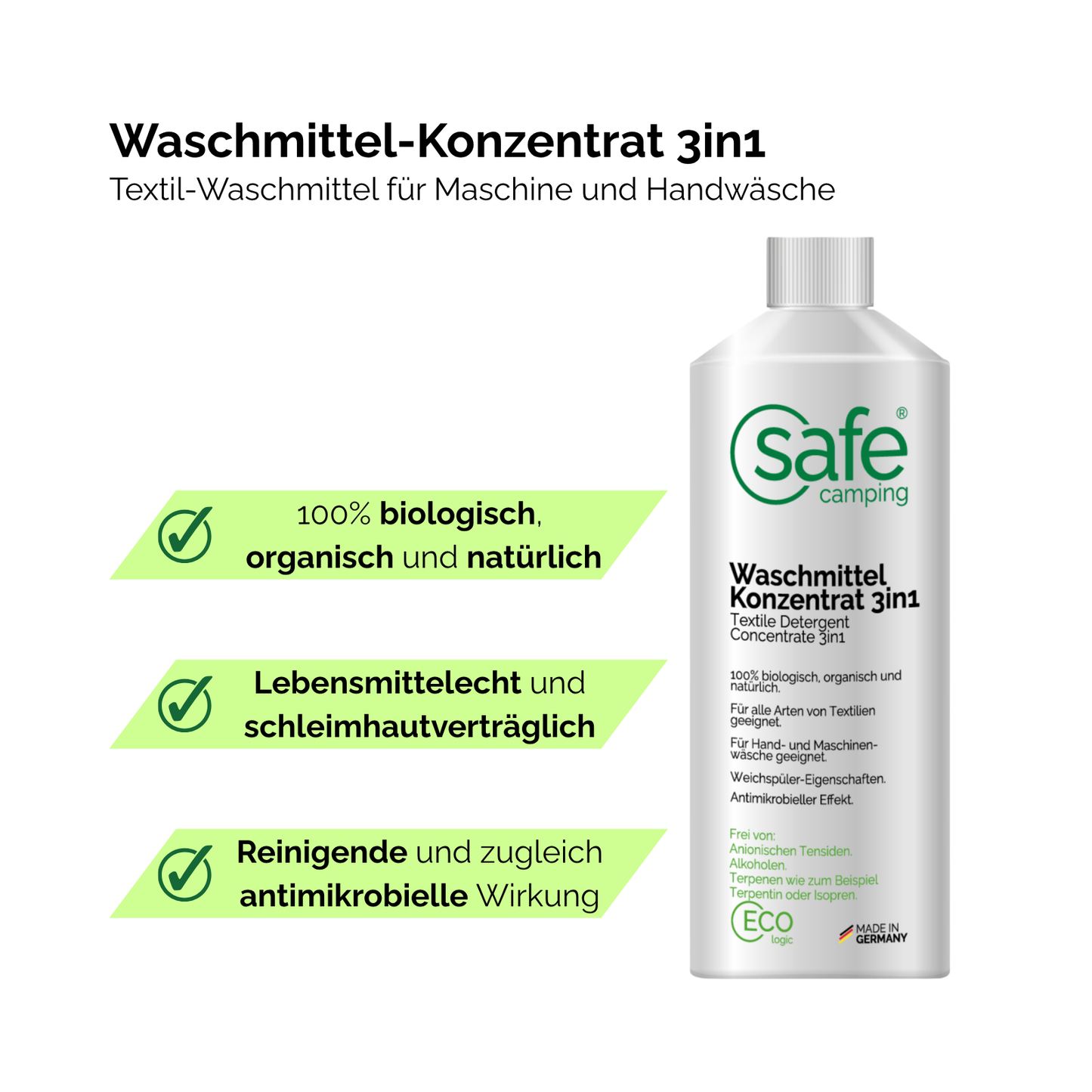 Textile Detergent Concentrate 3in1